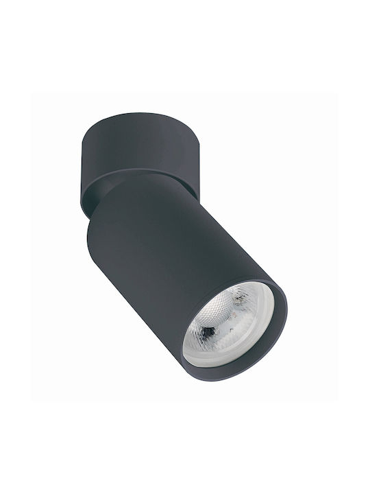 Zambelis Lights Μονό Σποτ με Ντουί GU10 σε Μαύρο Χρώμα S124